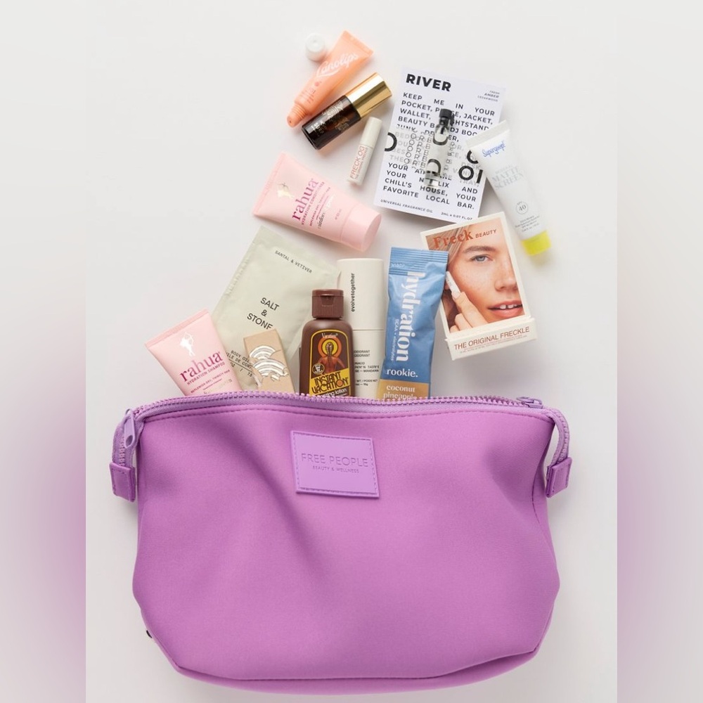 Free People Cosmetic Bag and Travel Size Products, NWT